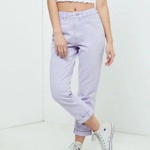 NWT Pacsun Purple Rolled Mom Jeans Size 24
